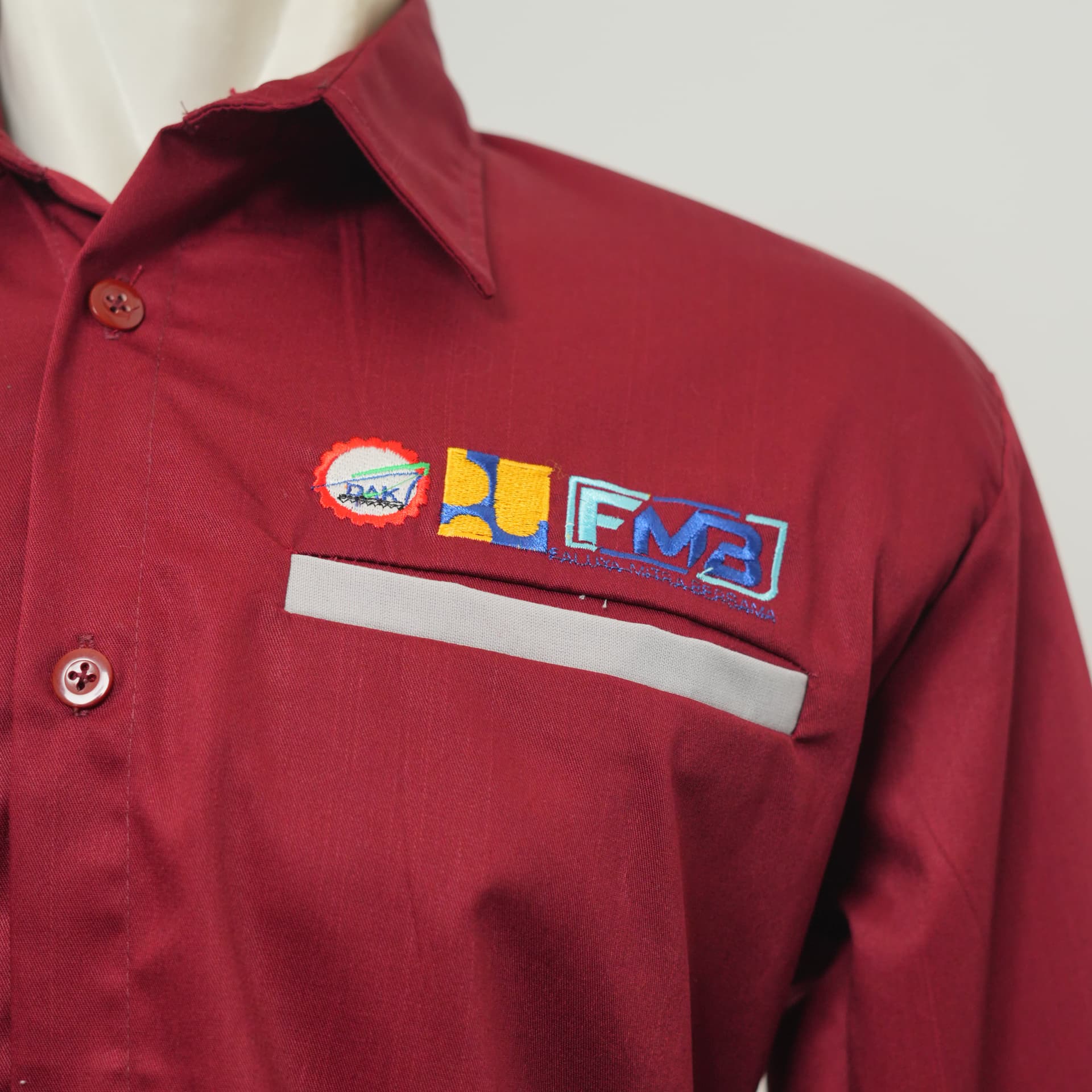 High-quality embroidered hoodie.